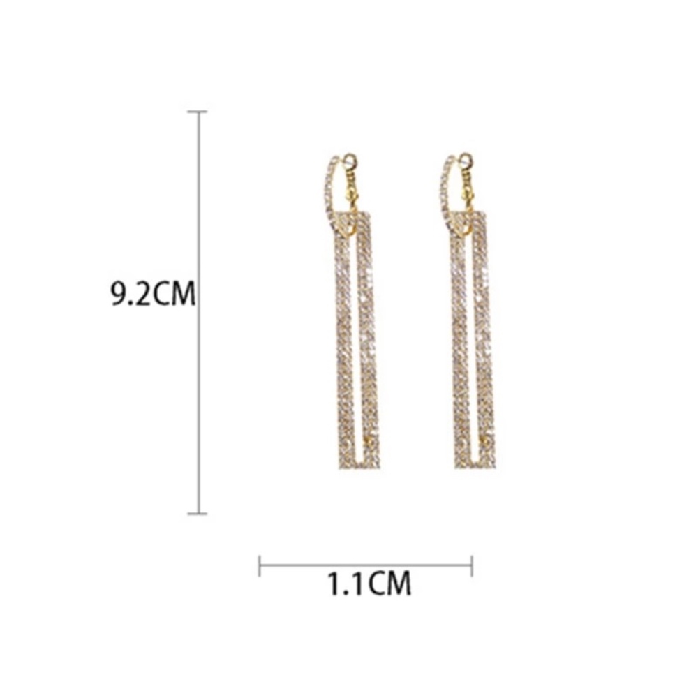 4 for $25 SALE!!!! Rose Gold Rhinestone Earrings - Picture 3 of 7